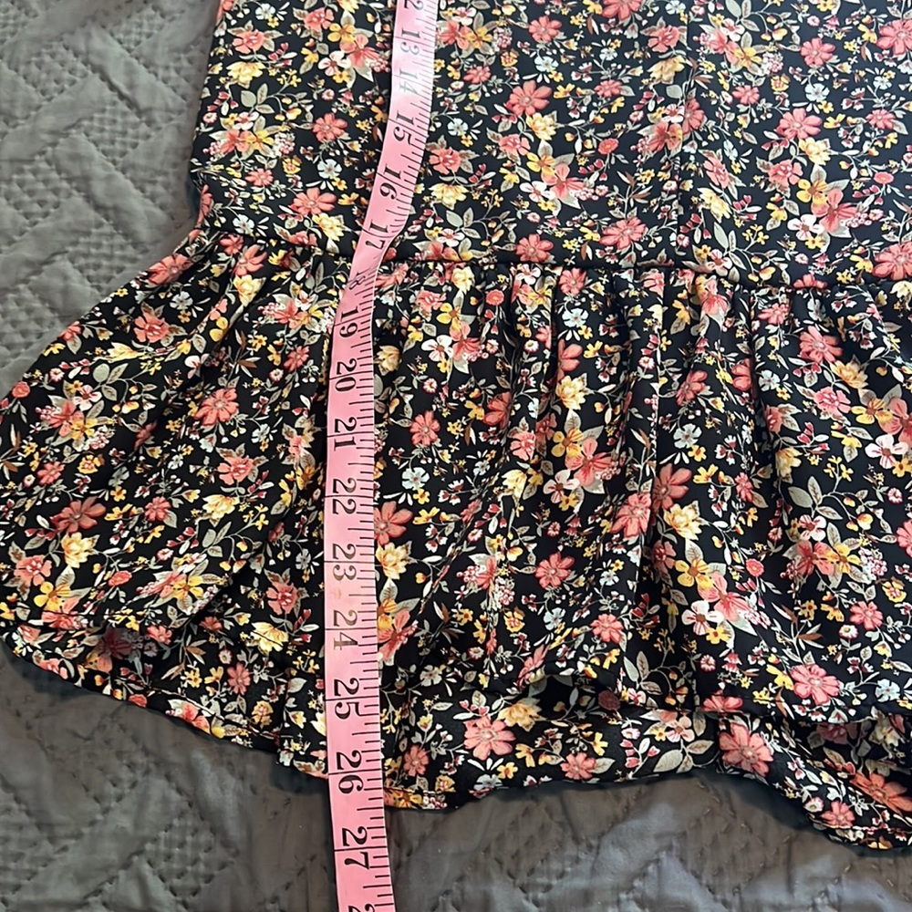 B04 - Lake Flower : Floral Blouse - L - Picture 7 of 9